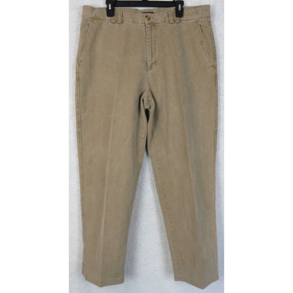 Mens Vintage Territory Ahead Corduroy Textured Style Pants Size 38x32 Brown
